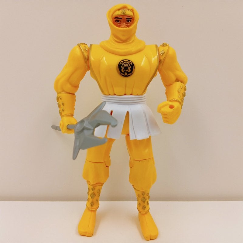 Power Rangers Yellow Ninja Ranger Bandai 1995, Ophalen of Verzenden, Zo goed als nieuw