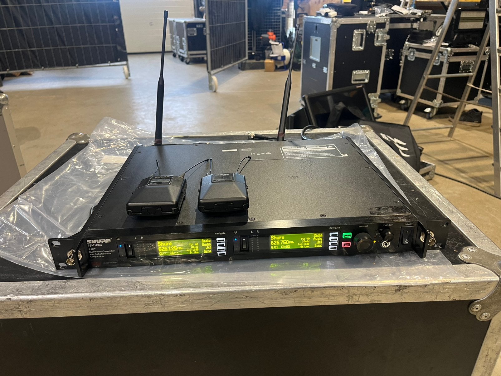 1x Shure PSM1000 in ear monitor set met 2x P10R beltpack, Shure, Overige typen, Ophalen of Verzenden, Zo goed als nieuw