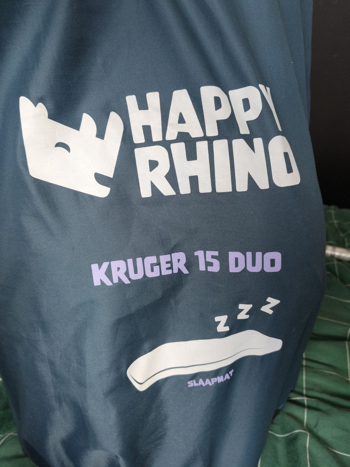 Happy Rhino Kruger 15 Duo slaapmat - Zo goed als nieuw, Ophalen of Verzenden, Ingebouwde pomp, Zo goed als nieuw, 2-persoons