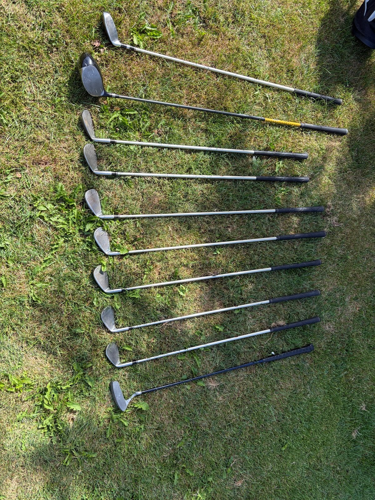 Complete golfset met tas en trolley - PowerBilt & Penn, Ophalen, Gebruikt, Set, Overige merken