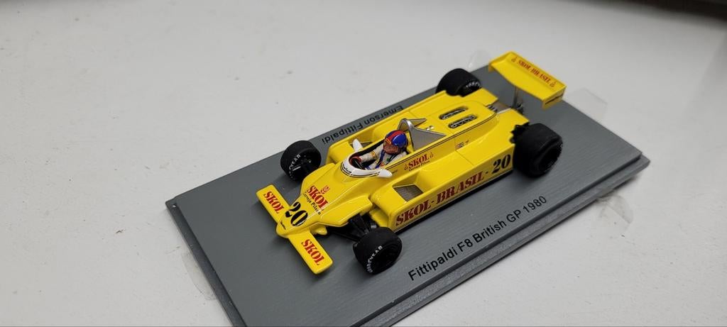 Spark Fittipaldi F8 British GP 1980, Ophalen of Verzenden, Zo goed als nieuw, Auto, Overige merken