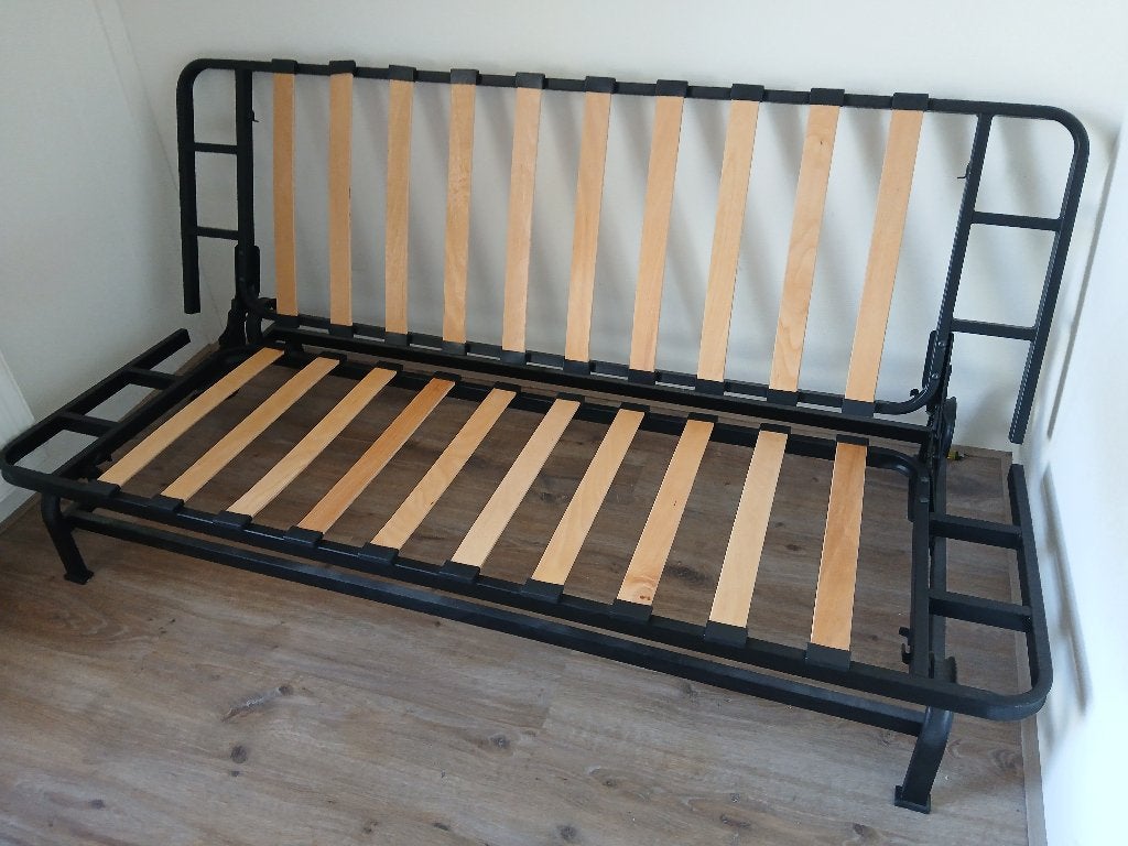 slaapbank Exarby 185 x 120, Ophalen, Gebruikt, Wit, 190 cm of minder