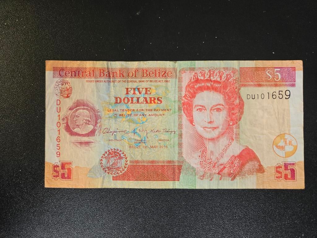 Belize pick 67 not listed 2016, Postzegels en Munten, Bankbiljetten | Amerika, Ophalen of Verzenden, Midden-Amerika, Los biljet