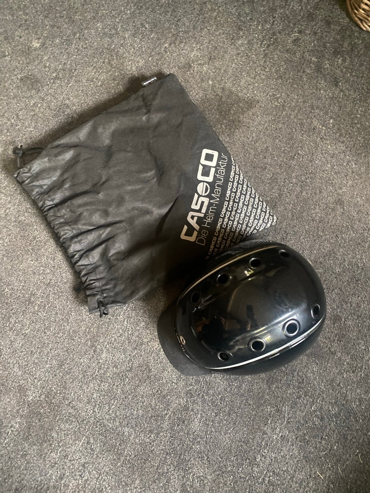 Casco Nori paardrijcap - Zwart mt s, Dieren en Toebehoren, Overige merken, Ophalen of Verzenden, Zo goed als nieuw, Rijhelm/cap