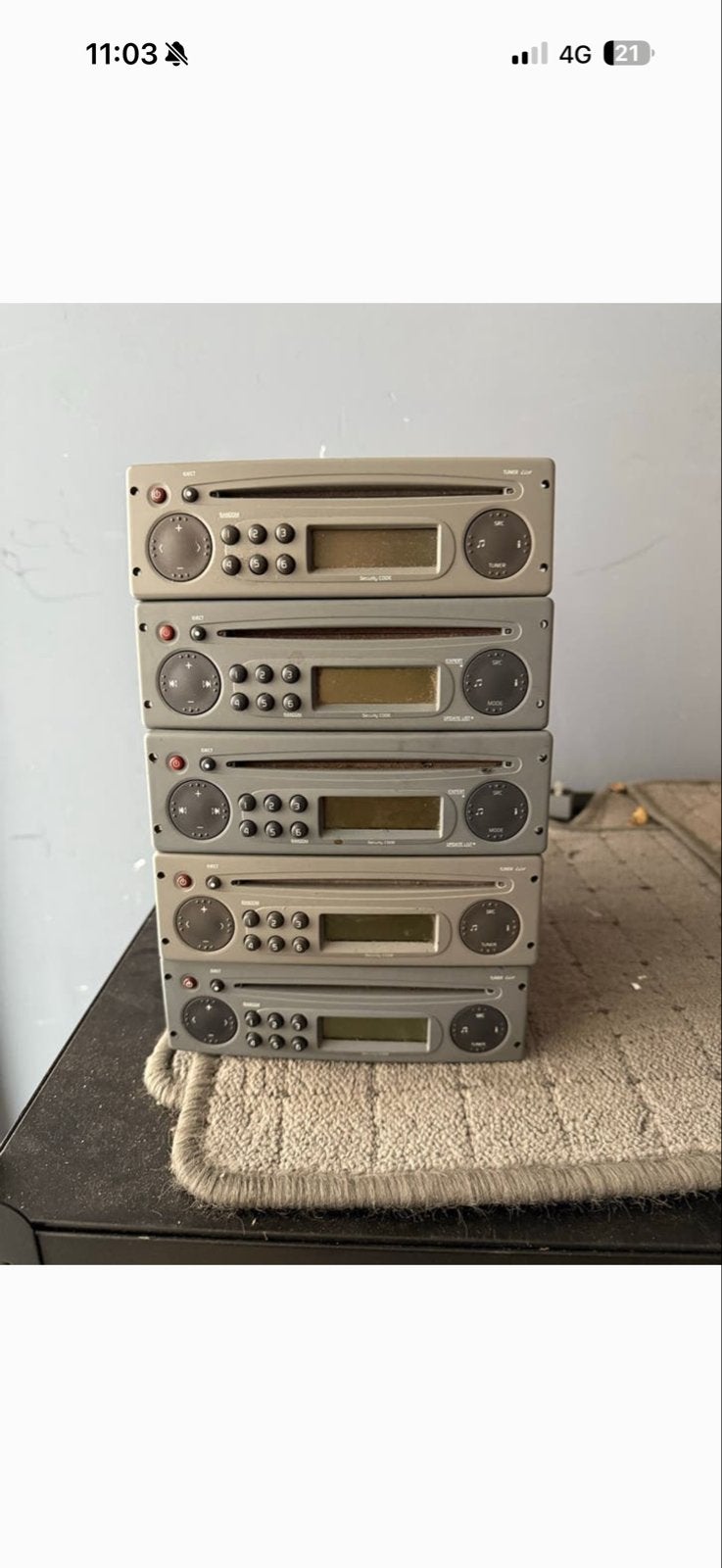 Originele Renault Twingo radio's te koop, Auto diversen, Autoradio's, Ophalen of Verzenden, Gebruikt