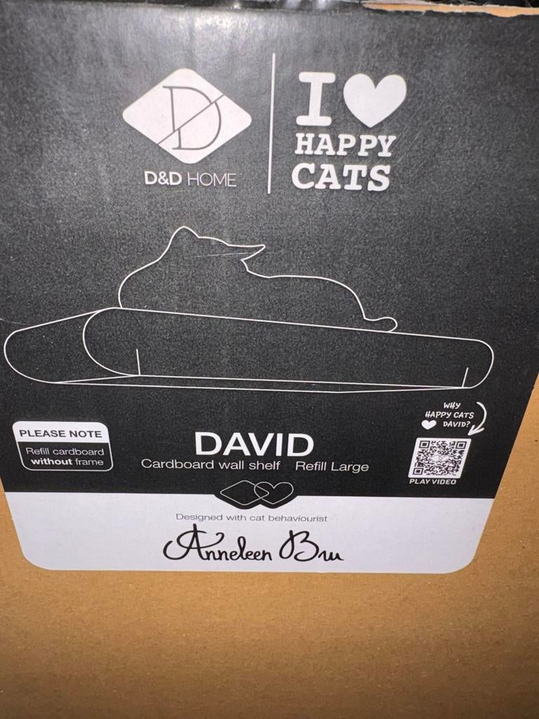 I  Happy Cats David wandplank navulling (recht), Dieren en Toebehoren, Katten-accessoires, Ophalen of Verzenden, Nieuw