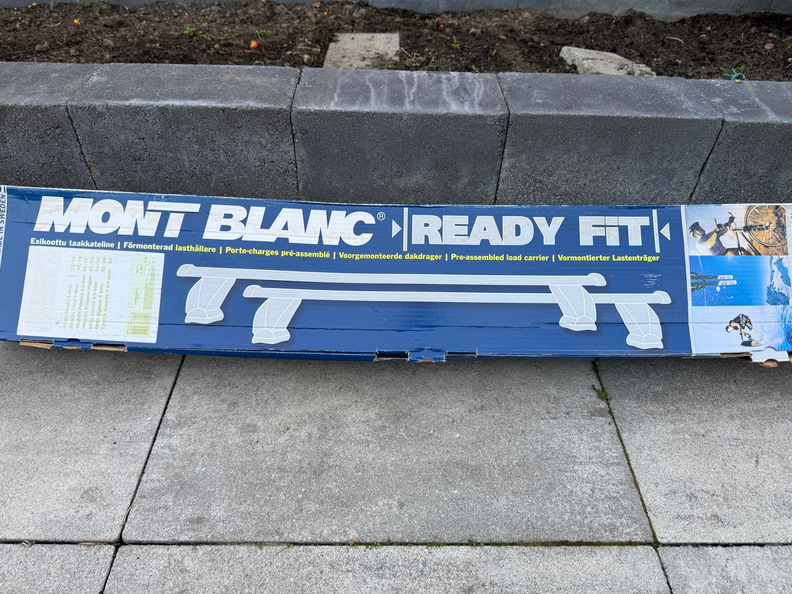 Mont Blanc Ready Fit 12 Voorgemonteerde Dakdragers, Auto diversen, Ophalen of Verzenden, Nieuw