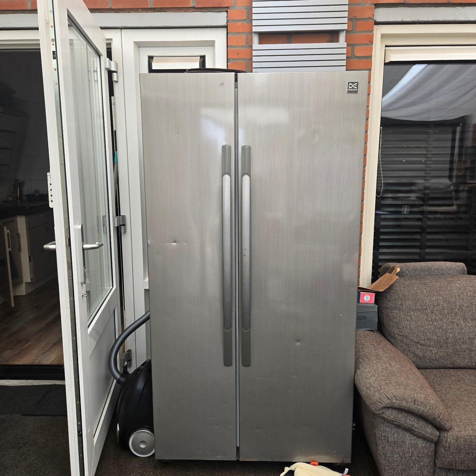 Amerikaanse koelkast  ( lees beschrijving ), Ophalen, Gebruikt, 200 liter of meer, 60 cm of meer