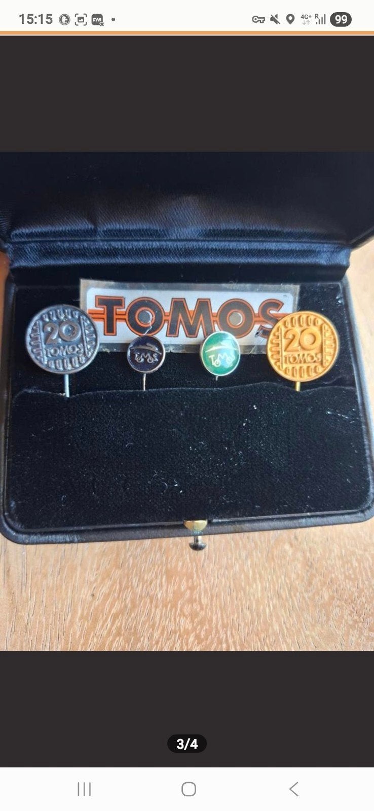 Tomos Sprint Electronic 3l 4l 4l goud zilver groen blauw, Ophalen of Verzenden, Zo goed als nieuw, Transport, Speldje of Pin