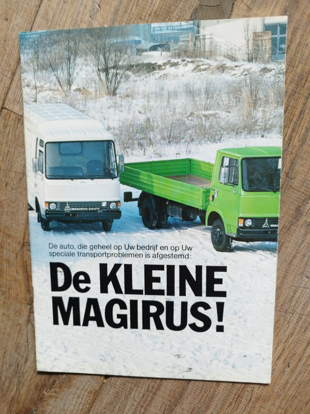 Magirus-Deutz AG brochure 1976 - De Kleine Magirus, Ophalen of Verzenden, Zo goed als nieuw, Overige merken, Magirus deutz