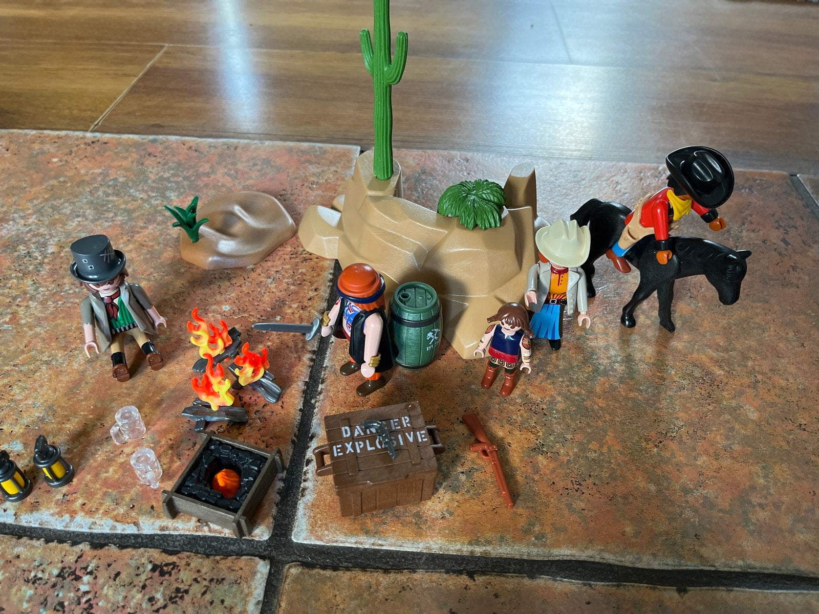 Playmobil Western Set met Figuren en Accessoires, Ophalen, Zo goed als nieuw