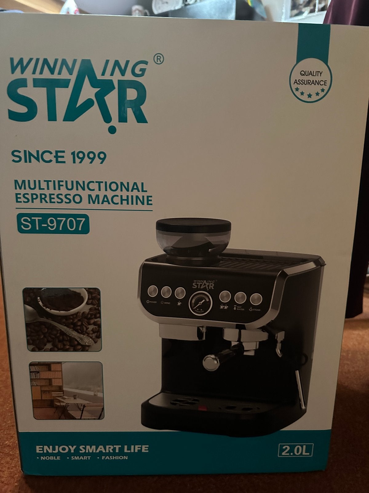 Barista Koffiemachine – Nieuw & Ongebruikt,, Witgoed en Apparatuur, Koffiezetapparaten, Afneembaar waterreservoir, Espresso apparaat
