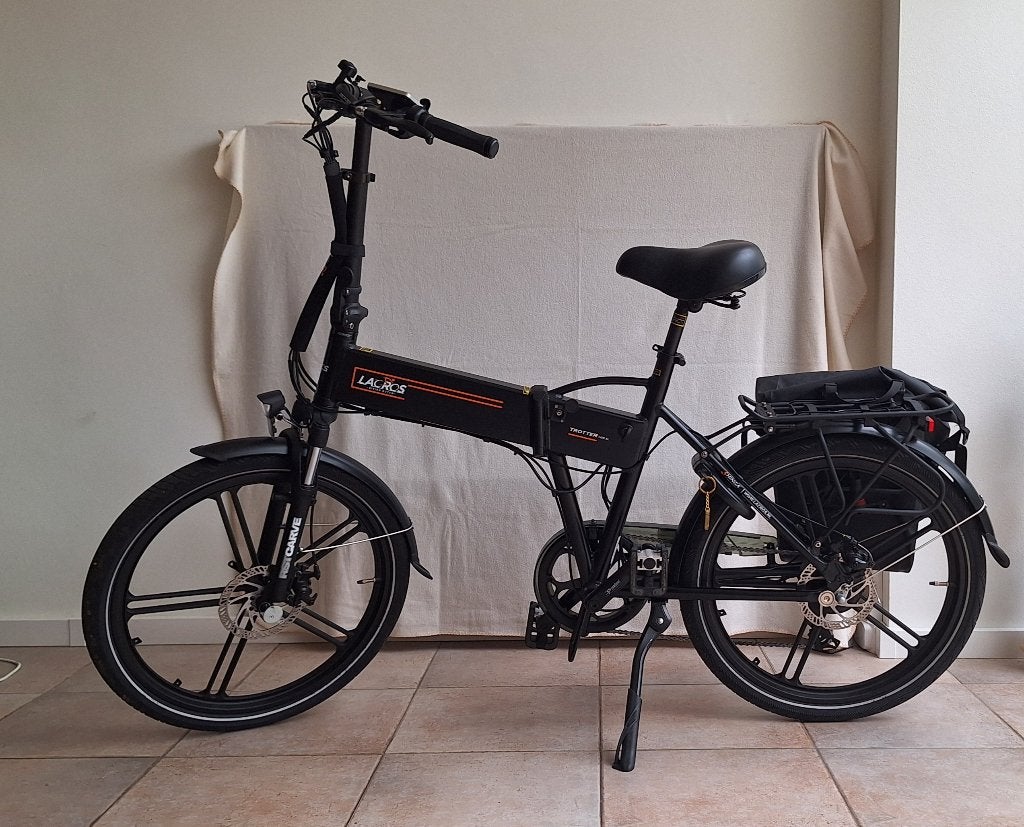 Lacros elec vouwfiets Trotter T400XL + slot&ketting, 20 inch of meer, Heren, Versnellingen, Zo goed als nieuw