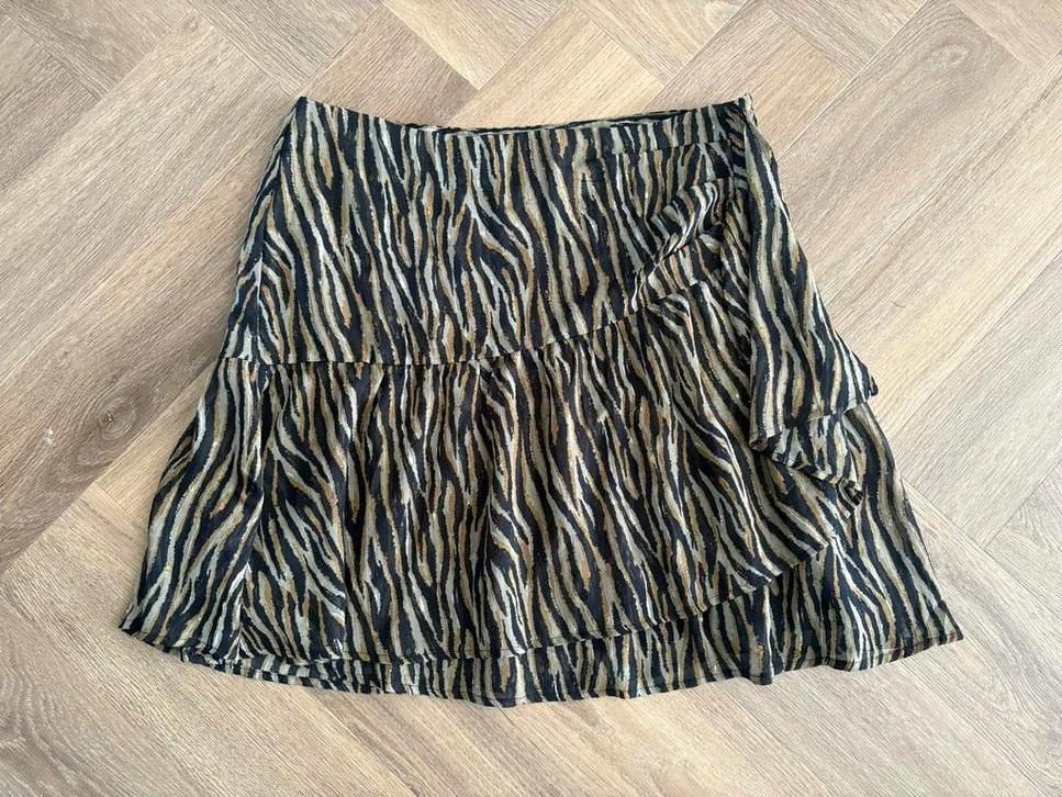 Garcia rok met zebraprint - Maat L, Ophalen of Verzenden, Zo goed als nieuw, Maat 42/44 (L), Overige kleuren