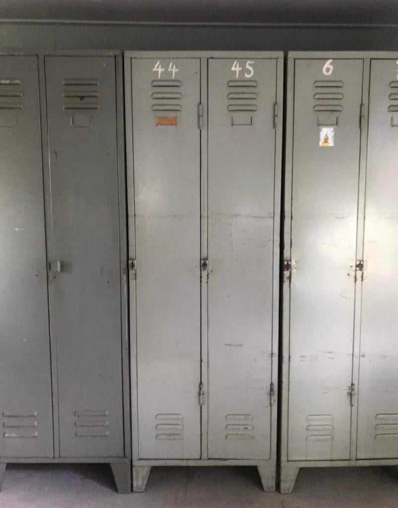 Lockerkasten kasten industrieel kast, Antiek en Kunst, Curiosa en Brocante, Ophalen