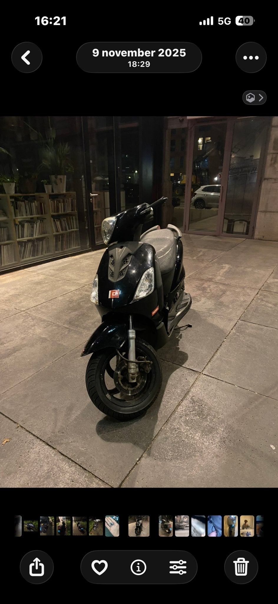 Derbi Boulevard 80cc - Project Scooter, Ophalen of Verzenden, Gebruikt