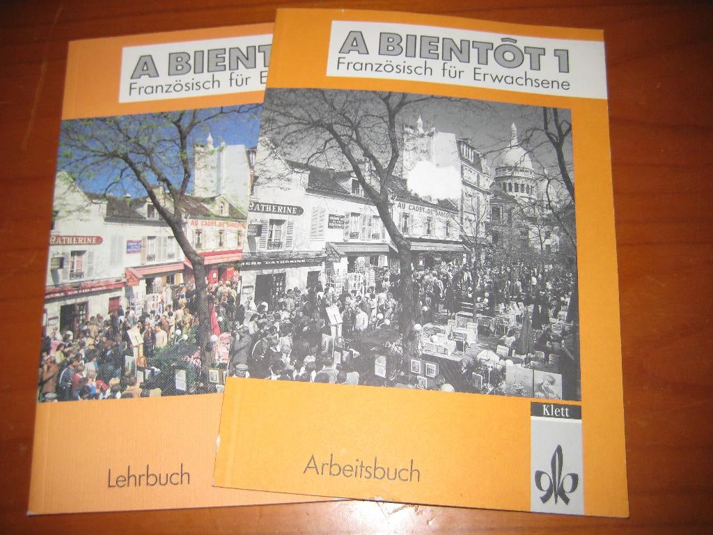 2 boeken: A Bientot 1, Französisch f. Erwachsene (216), Ophalen of Verzenden, Zo goed als nieuw, Boek, Taal en Studie