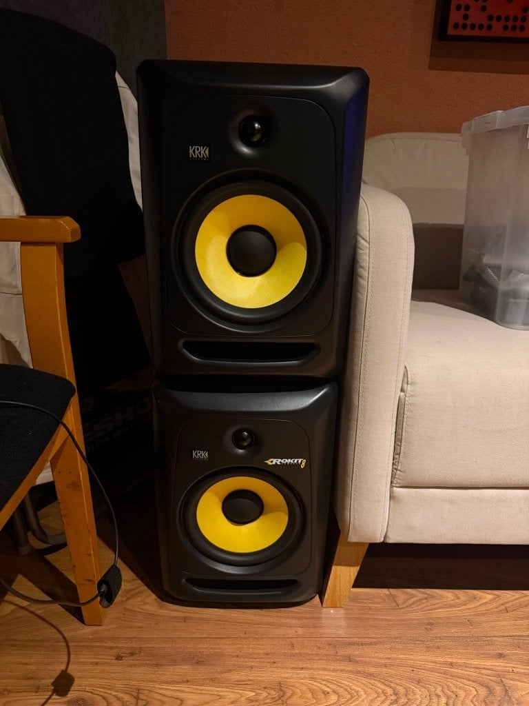 KRK 8 speakers (Lees beschrijving!!!), Ophalen, Zo goed als nieuw, Studiomonitor, KRK