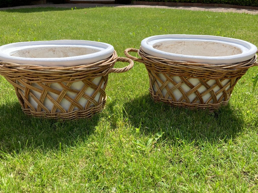 Riviera maison plantenpotten, Tuin en Terras, Bloempotten, Ophalen, Gebruikt, Balkon, Overige vormen