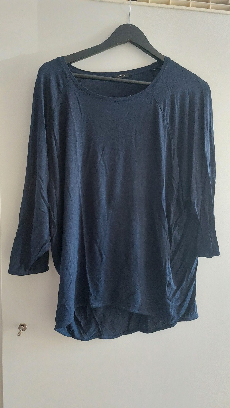 Opus Zomers Truitje - Donkerblauw, Blauw, Ophalen of Verzenden, Zo goed als nieuw, Korte mouw