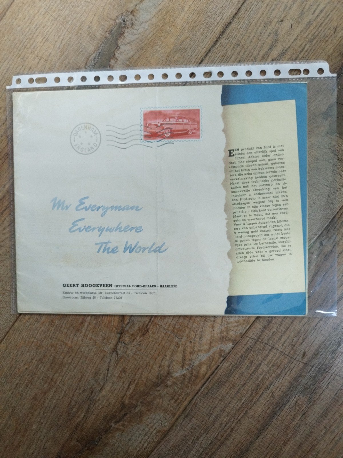 Ford Anglia Escort Prefect Consul Zephyr Zodiac folder 1957, Ford, Ophalen of Verzenden, Zo goed als nieuw, Ford