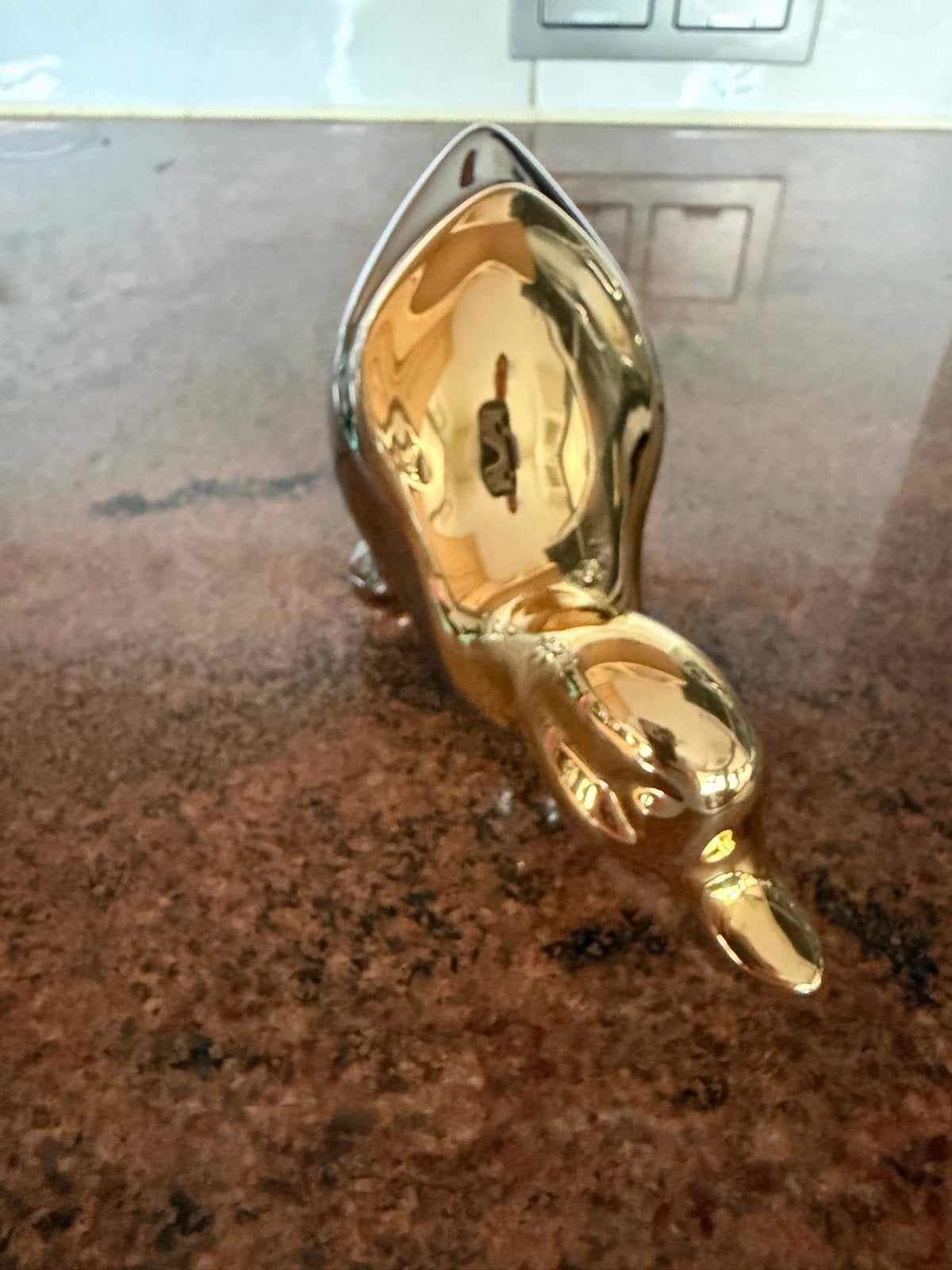 Italiaans keramiek eend – 24k bladgoud (Oro Zecchino), Ophalen of Verzenden