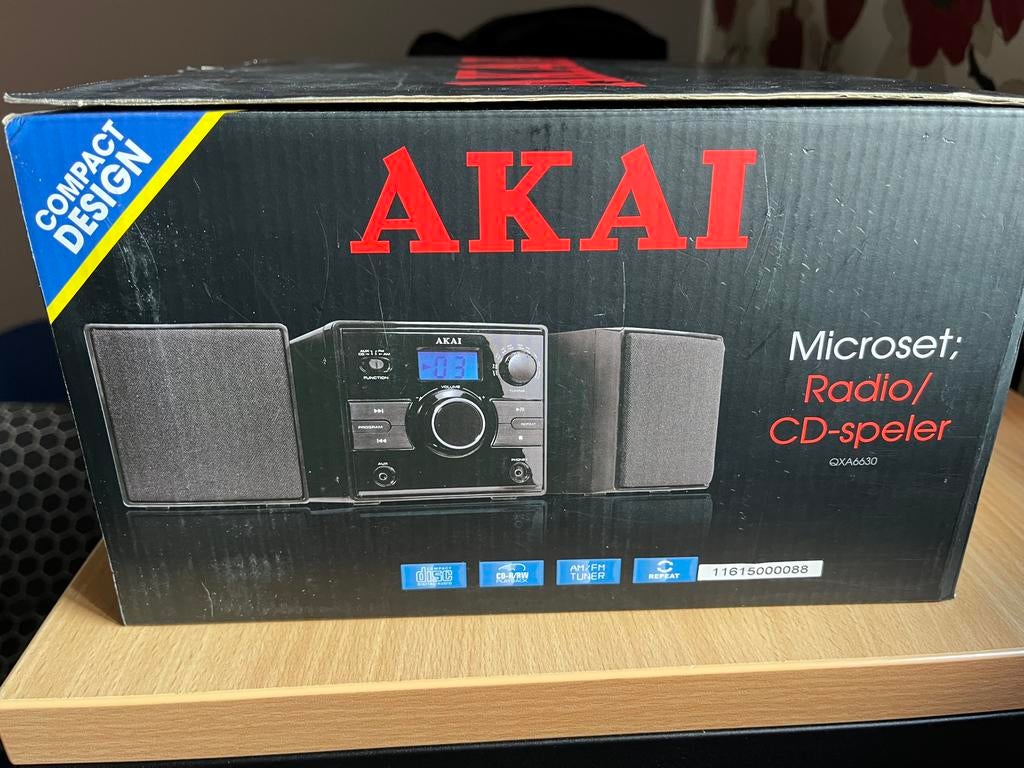 AKAI Microset: Radio/CD-speler - Compact Design, Ophalen of Verzenden, Nieuw