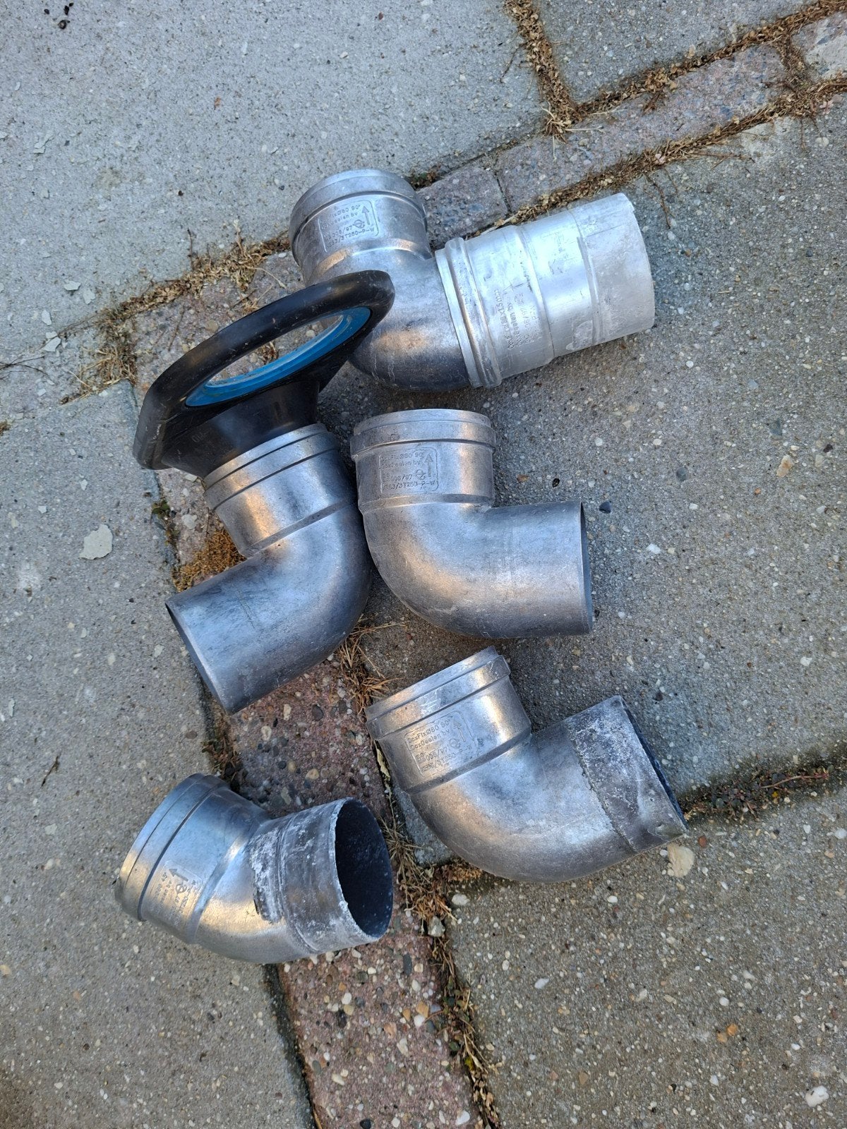 CoxFix Ø80 bochten - Aluminium, Bochten, Gebruikt, 60 tot 80 mm, Aluminium