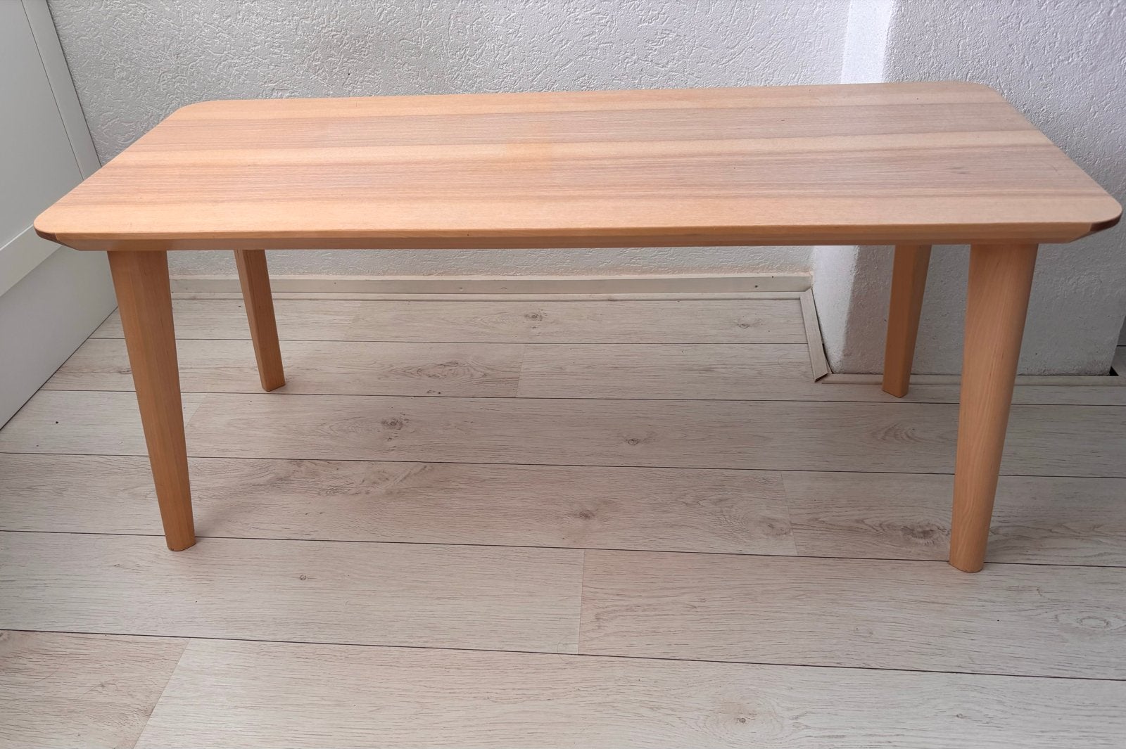 IKEA Lisabo salontafel in goede staat, Ophalen, 100 tot 150 cm, 50 tot 100 cm, Zo goed als nieuw