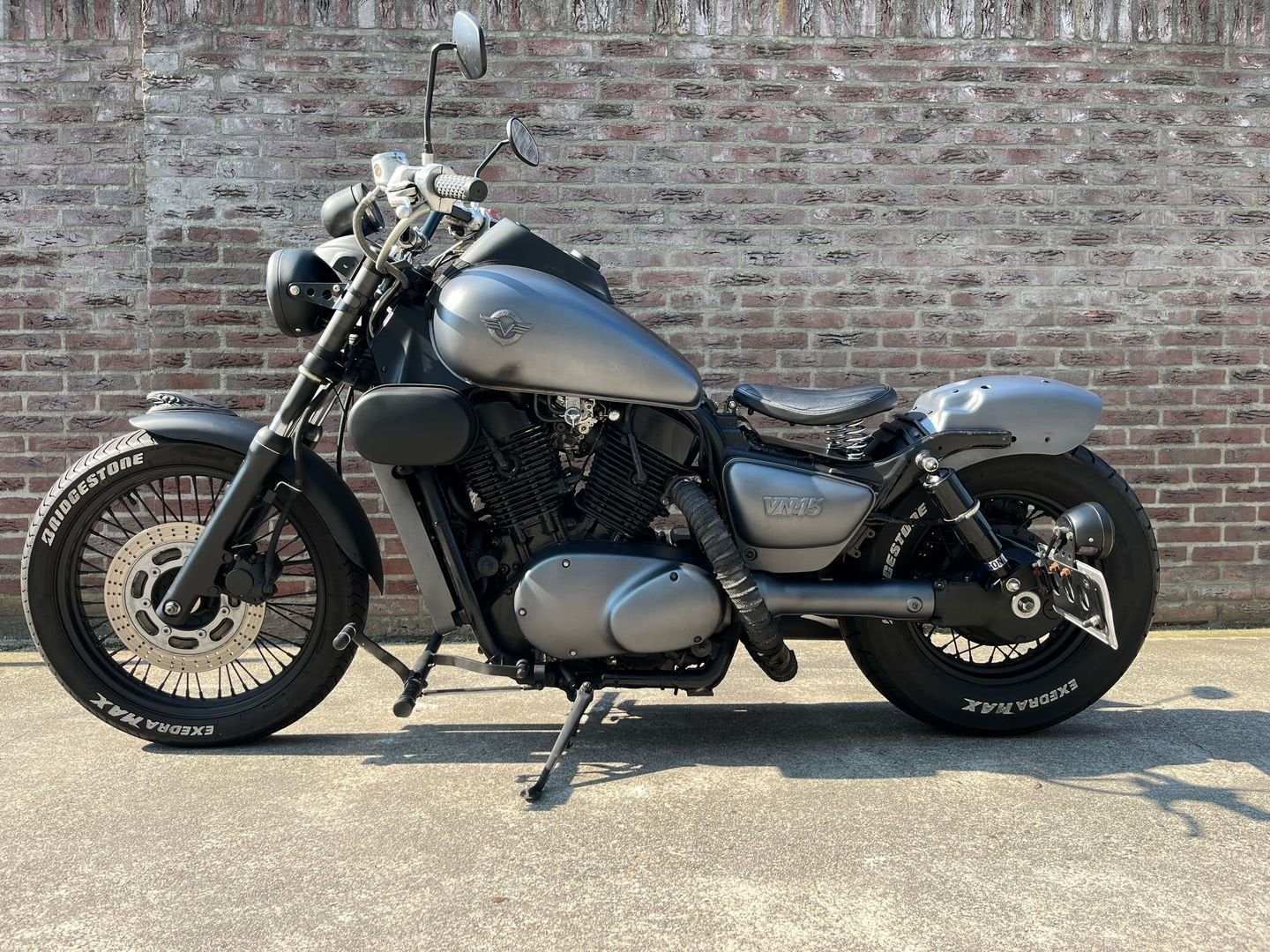 KAWASAKI VN 1500 CLASSIC (bj 1994) leuke Bobber weinig km, 2 cilinders, Motorrijbewijs A, Bedrijf, Meer dan 35 kW
