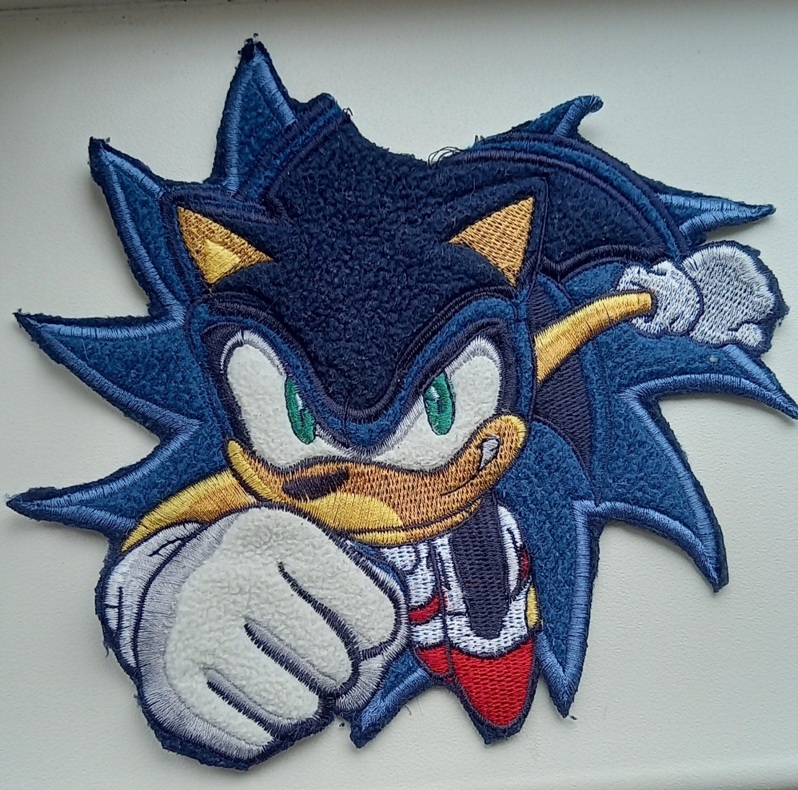 Sonic the Hedgehog Strijkpatch / Applicatie, Ophalen of Verzenden, Zo goed als nieuw, Overige applicaties