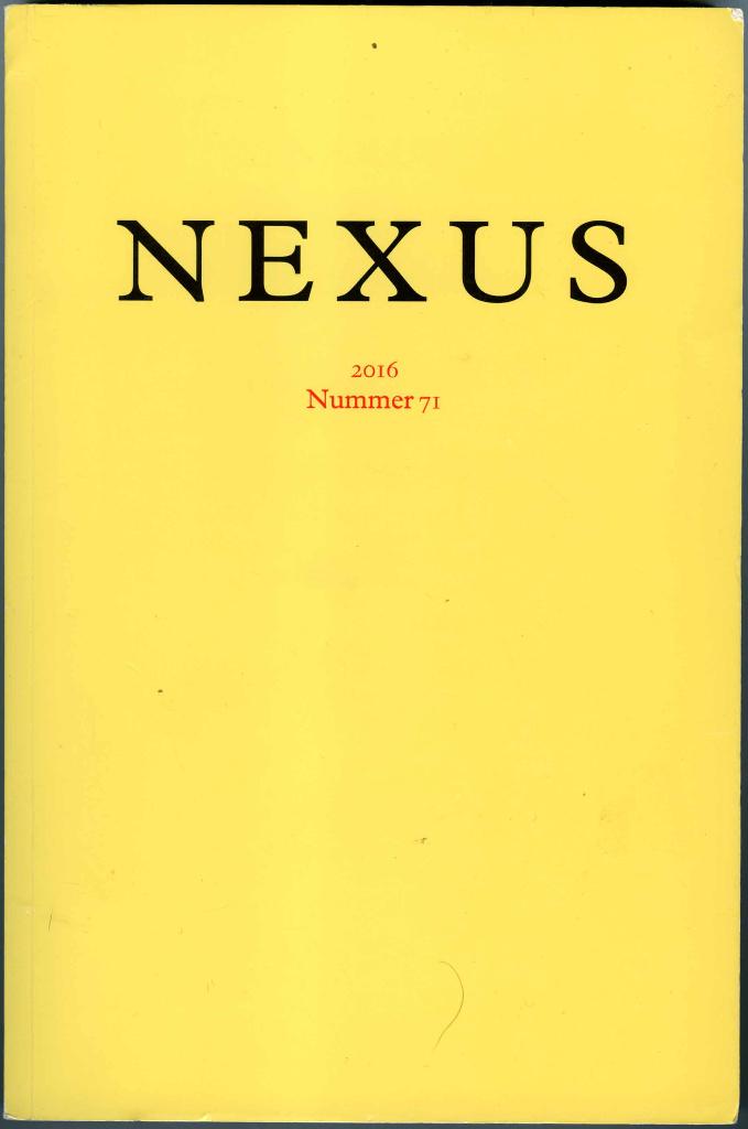 Nexus nummer 71, Ophalen of Verzenden, Zo goed als nieuw, Nederland