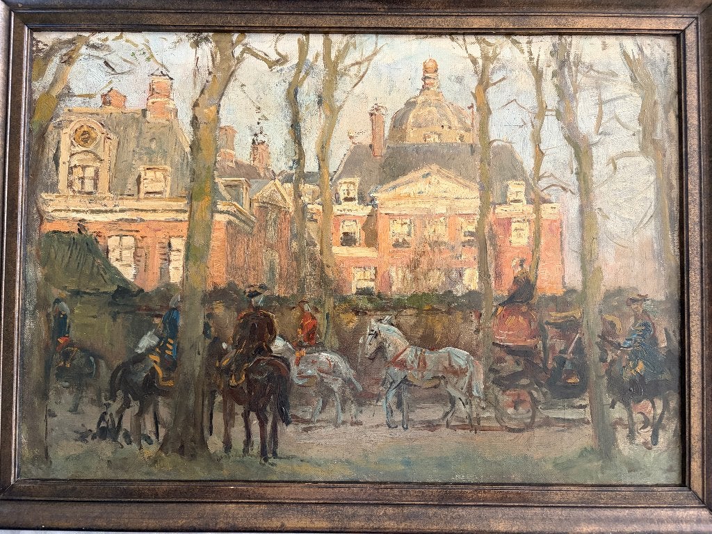 Schilderij Hoynk van Papendrecht, Ophalen of Verzenden