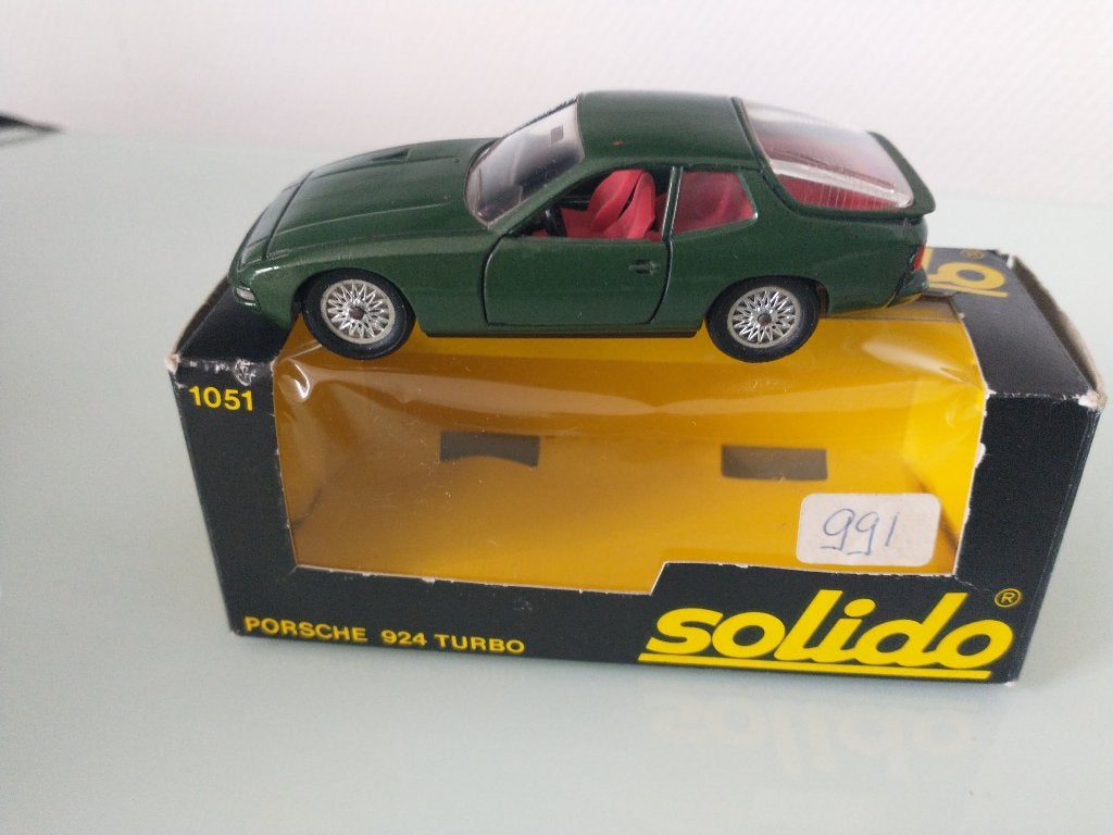 PORSCHE 924 TURBO SOLIDO 1980, Ophalen of Verzenden, Zo goed als nieuw, Auto, Solido