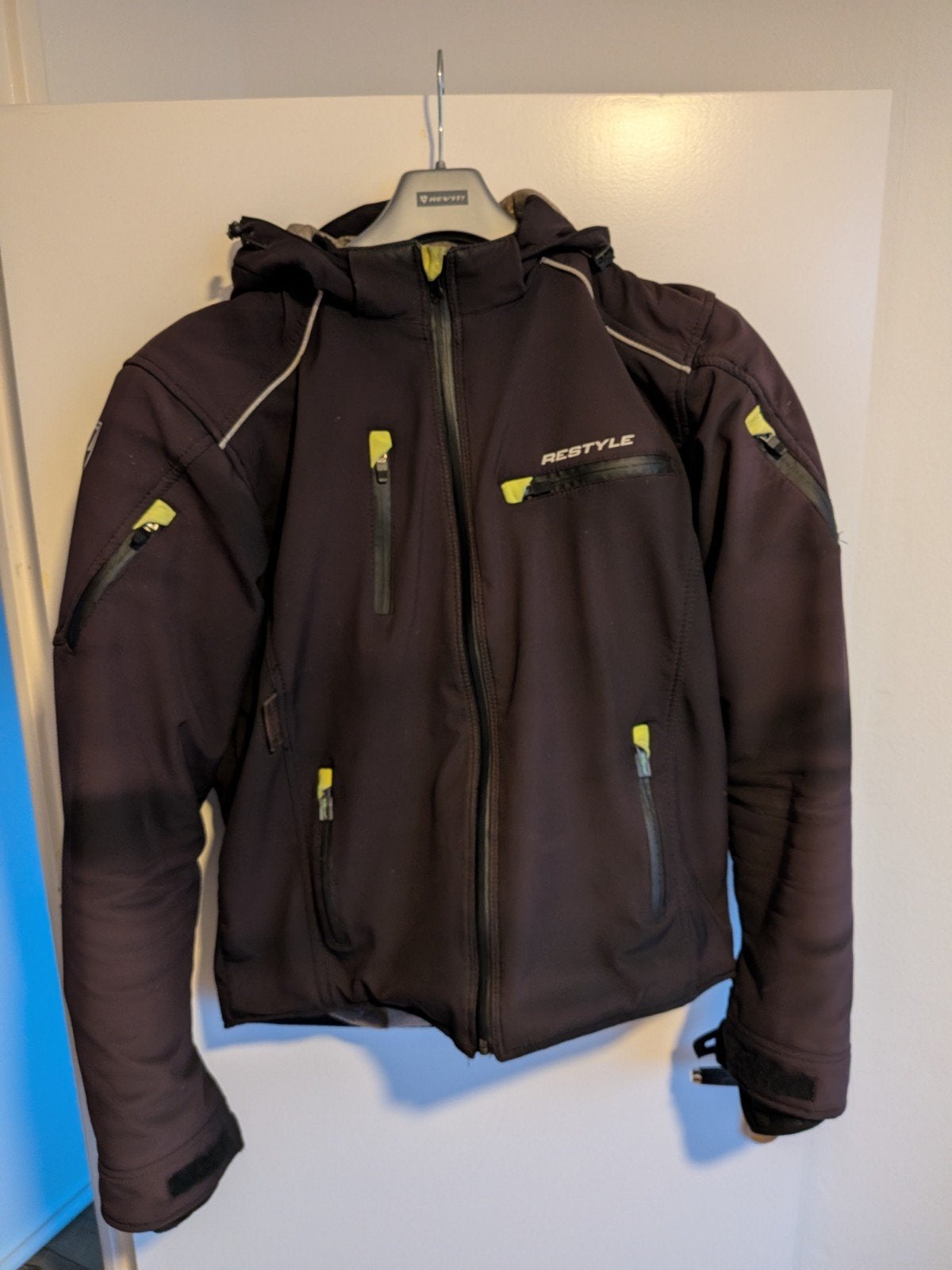 XL - Restyle CE-Softshell Kevlar Motorjas lvl 2 protectie, Jas | textiel, Heren, Ophalen of Verzenden, Restyle