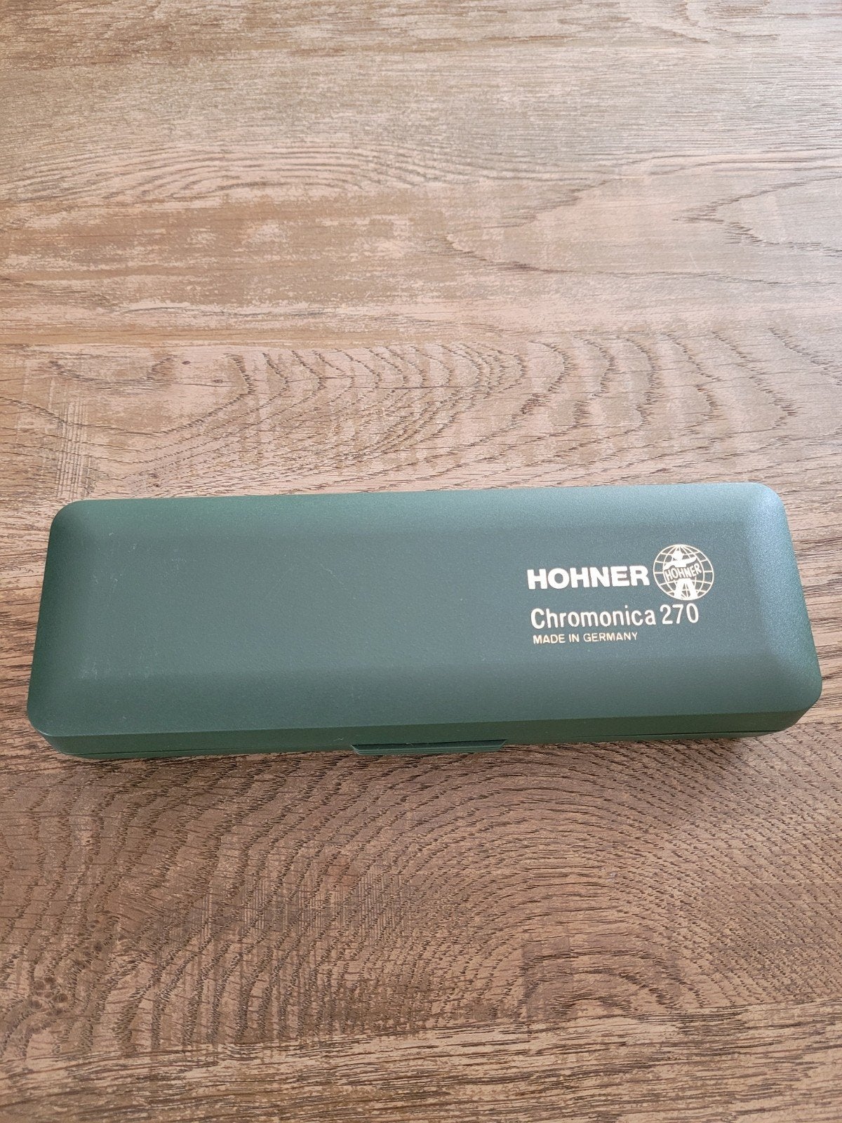 Hohner Super Chromonica 270 Mondharmonica met koffer, Antiek en Kunst, Ophalen of Verzenden