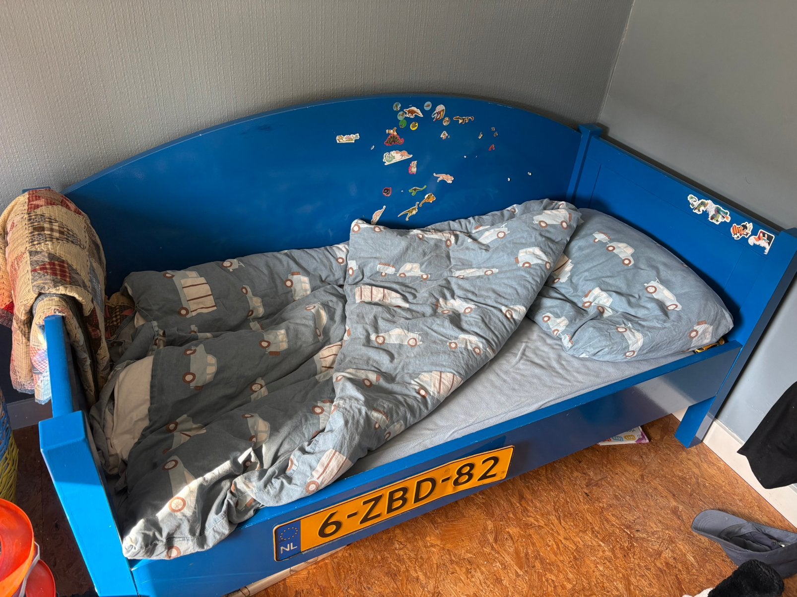 Peuterbed, Ophalen, Zo goed als nieuw, 140 tot 160 cm, 70 tot 85 cm