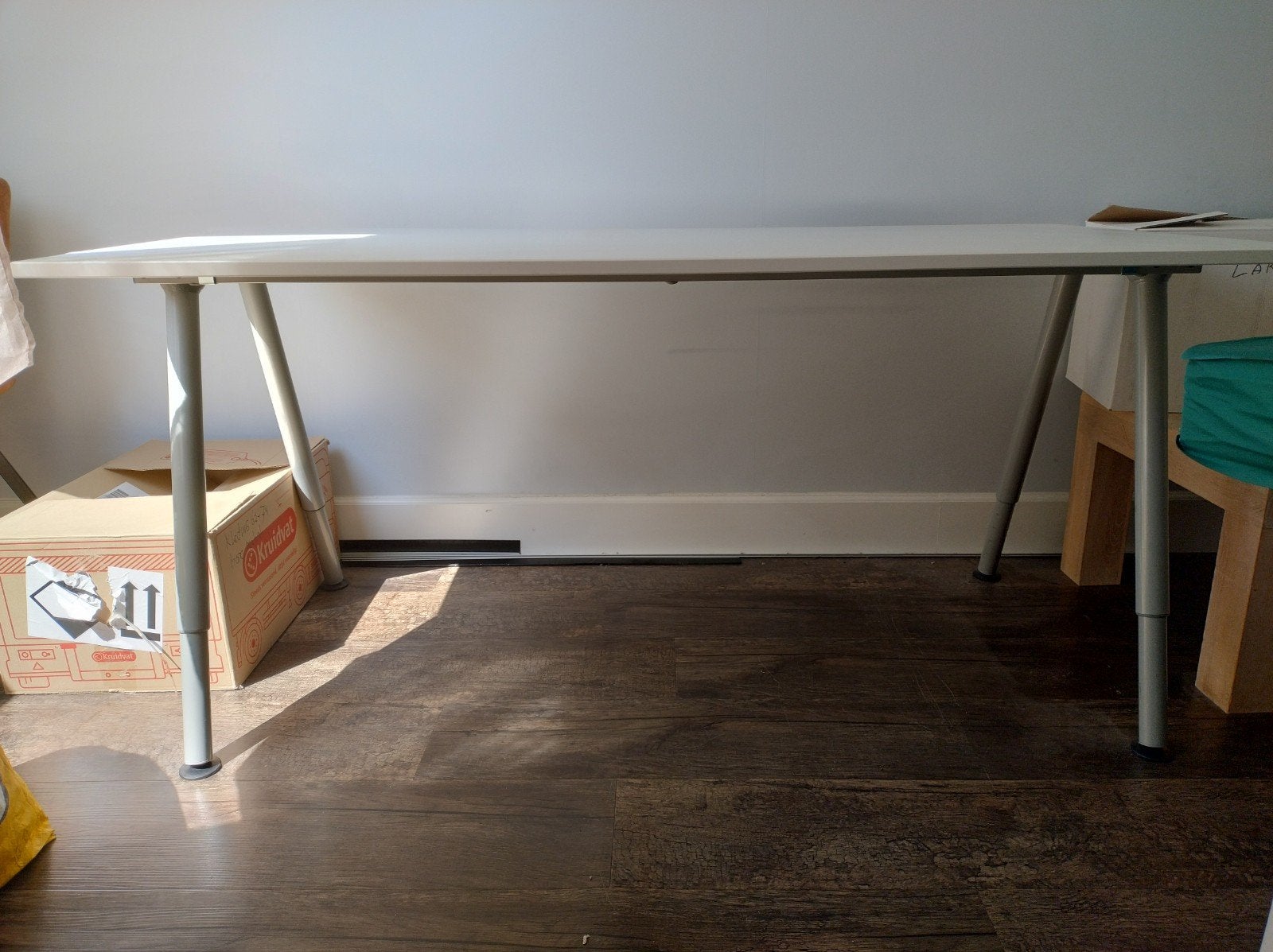 bureau - Ikea Thyge, Ophalen, 160 cm, Gebruikt, In hoogte verstelbaar