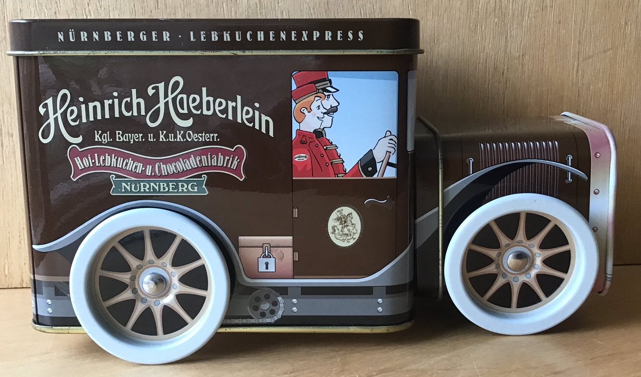 Blik bruine pickup truck met muziekdoosje - ZGAN, Verzamelen, Blikken, Ophalen of Verzenden, Zo goed als nieuw, Overige, Overige merken