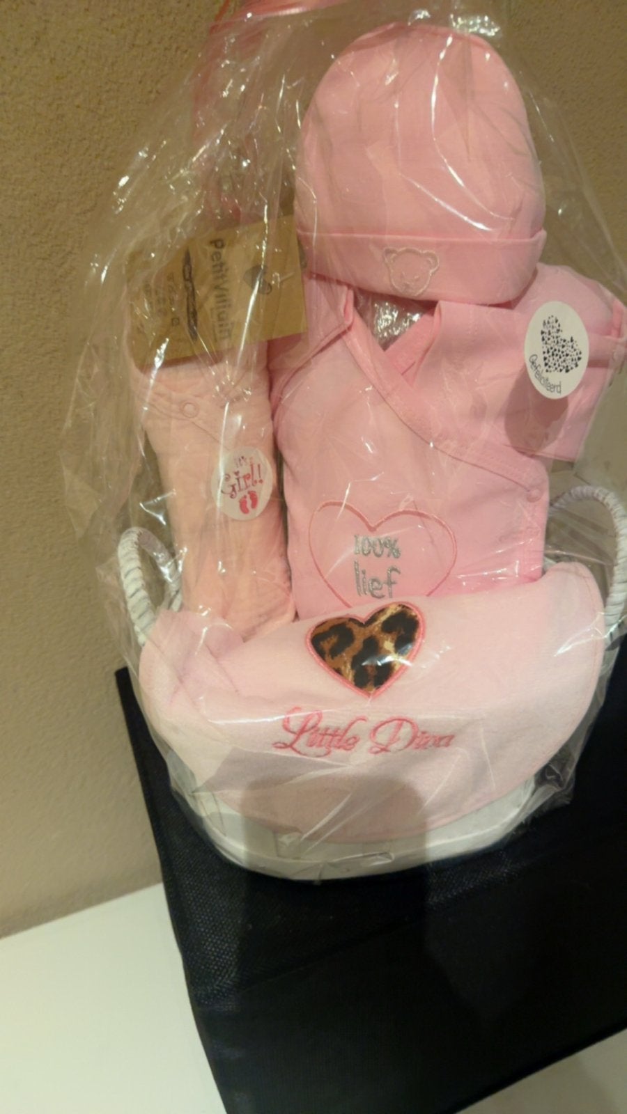 Lief roze kraamcadeau pakket voor meisje, Ophalen of Verzenden, Nieuw, Kraamcadeau