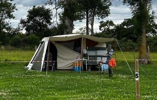 Holtkamper Cocoon XL MTT (2005), Caravans en Kamperen, Vouwwagens, Ophalen, Beige, Aanwezig, Tot en met 6