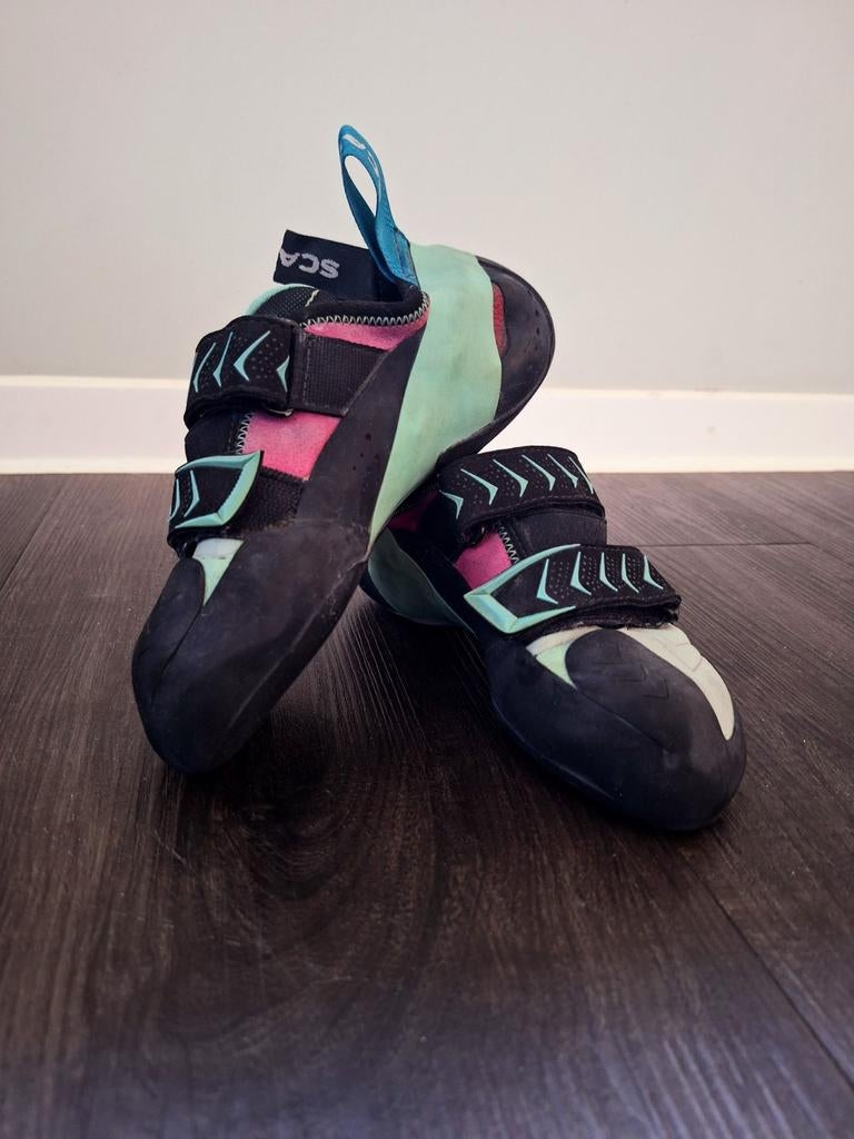 Scarpa Vapor V klimschoenen/boulderschoenen maat 37, Sport en Fitness, Klimsport, Ophalen of Verzenden, Zo goed als nieuw, Klimsportschoenen