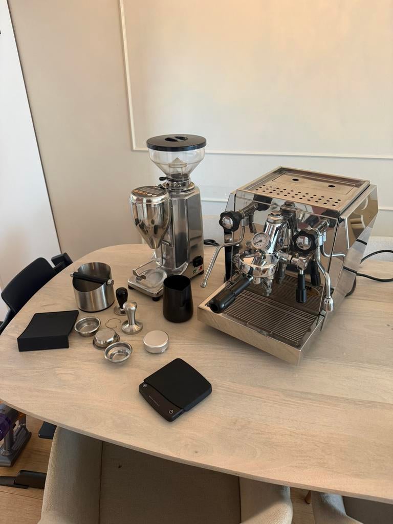 ECM Giotto, Quamar M80 & accessoires, Witgoed en Apparatuur, Koffiezetapparaten, Ophalen, Espresso apparaat, Refurbished, Koffiebonen