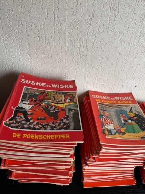 Suske en Wiske, Meerdere stripboeken, Ophalen, Gelezen, Willy van der Steen.