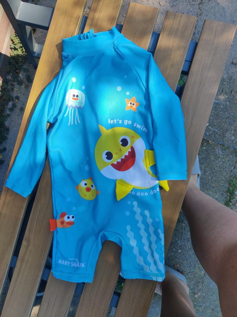 Baby Shark Zwempak Jongen met UV-bescherming, Kinderen en Baby's, UV-zwemkleding, Badpak, Ophalen of Verzenden, Jongetje