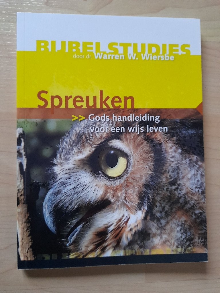 NIEUW SPREUKEN Dr Warren W Wiersbe BIJBELSTUDIES, Boeken, Ophalen of Verzenden, Nieuw