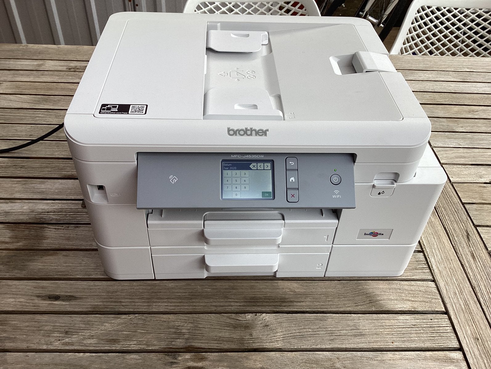 Brother MFC-J4535 all-in-one netwerk, wifi en usb printer, Computers en Software, Printers, Ophalen, Zo goed als nieuw