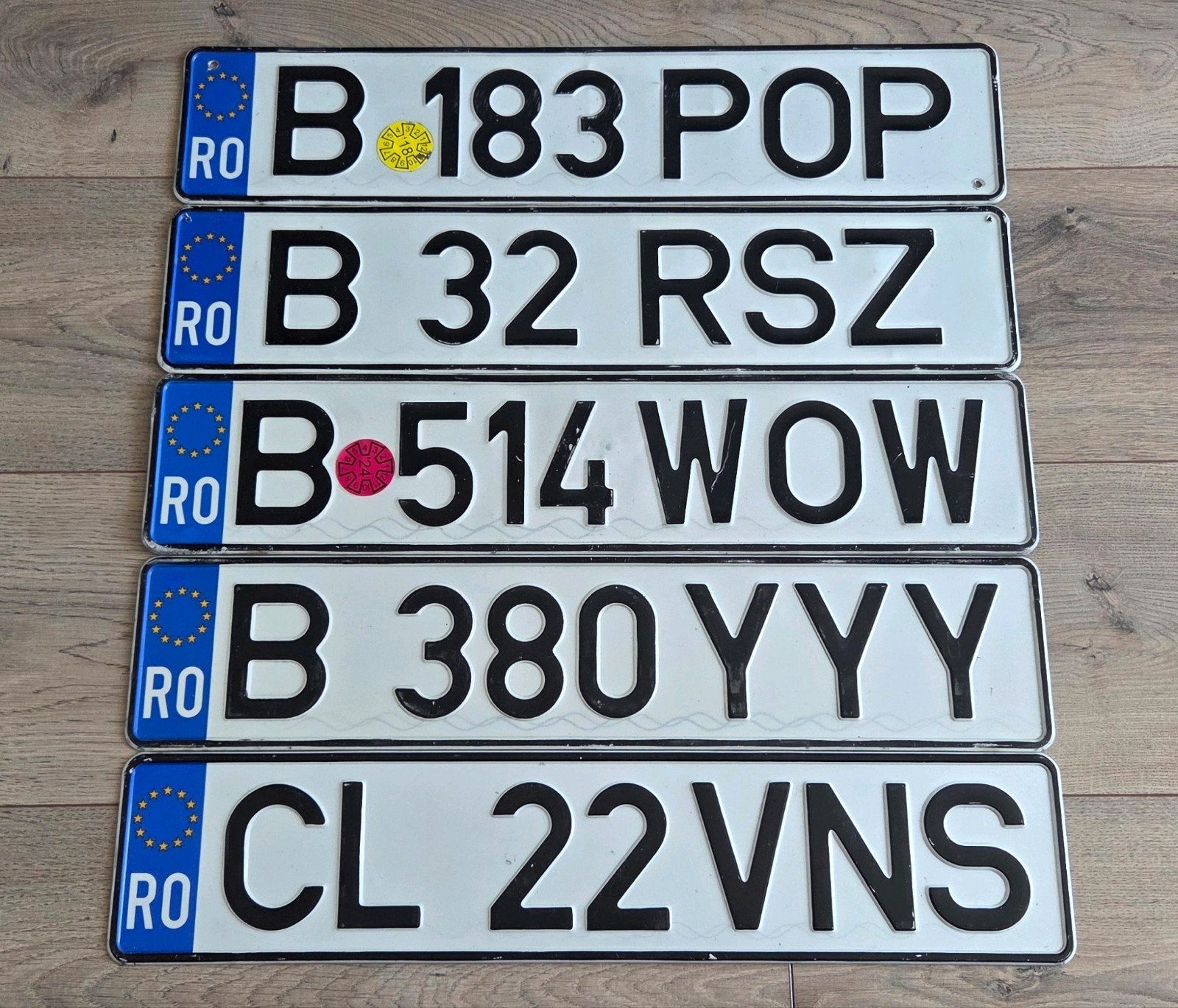 Kentekenplaten nummerplaten nummerborden Roemenië, Verzamelen, Ophalen of Verzenden, Gebruikt, Auto's