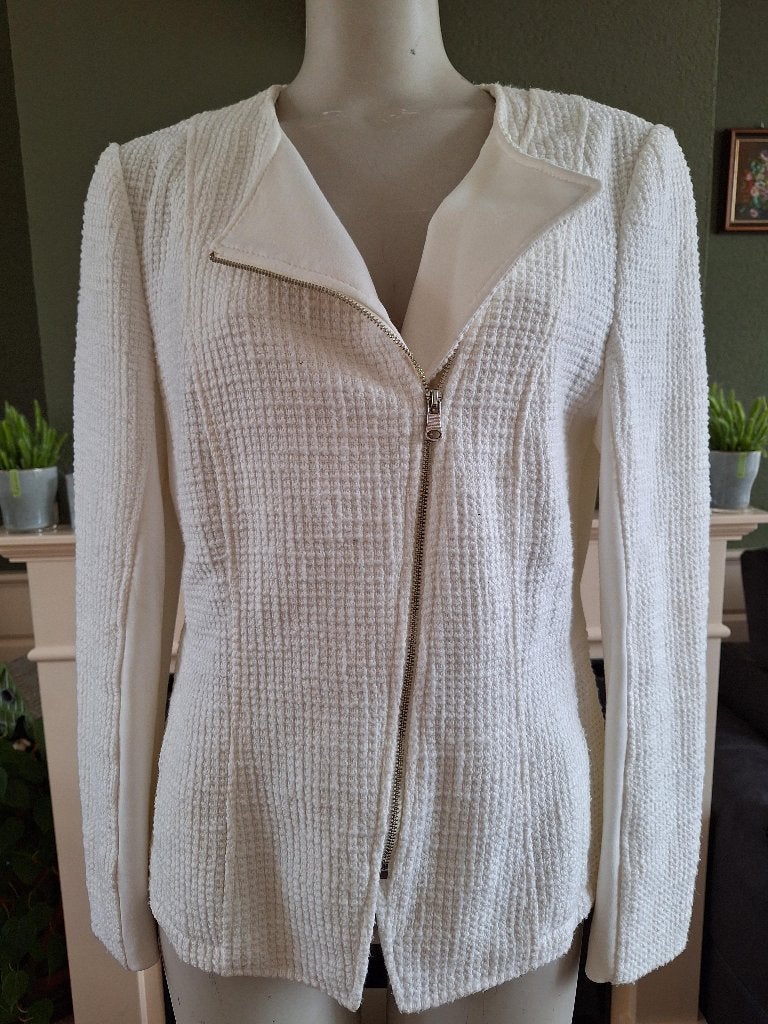 Gerry Weber prachtig wit jasje blazer 40 M in topstaat, Maat 38/40 (M), Verzenden, Wit, Zo goed als nieuw