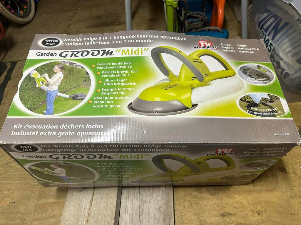 Garden Groom Midi heggenschaar met opvangbak, Ophalen, Nieuw, Elektrisch